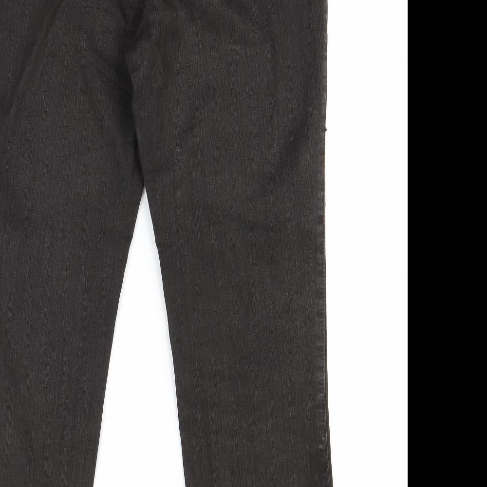 Preworn Womens Brown   Bootcut Jeans Size 12 L29 in