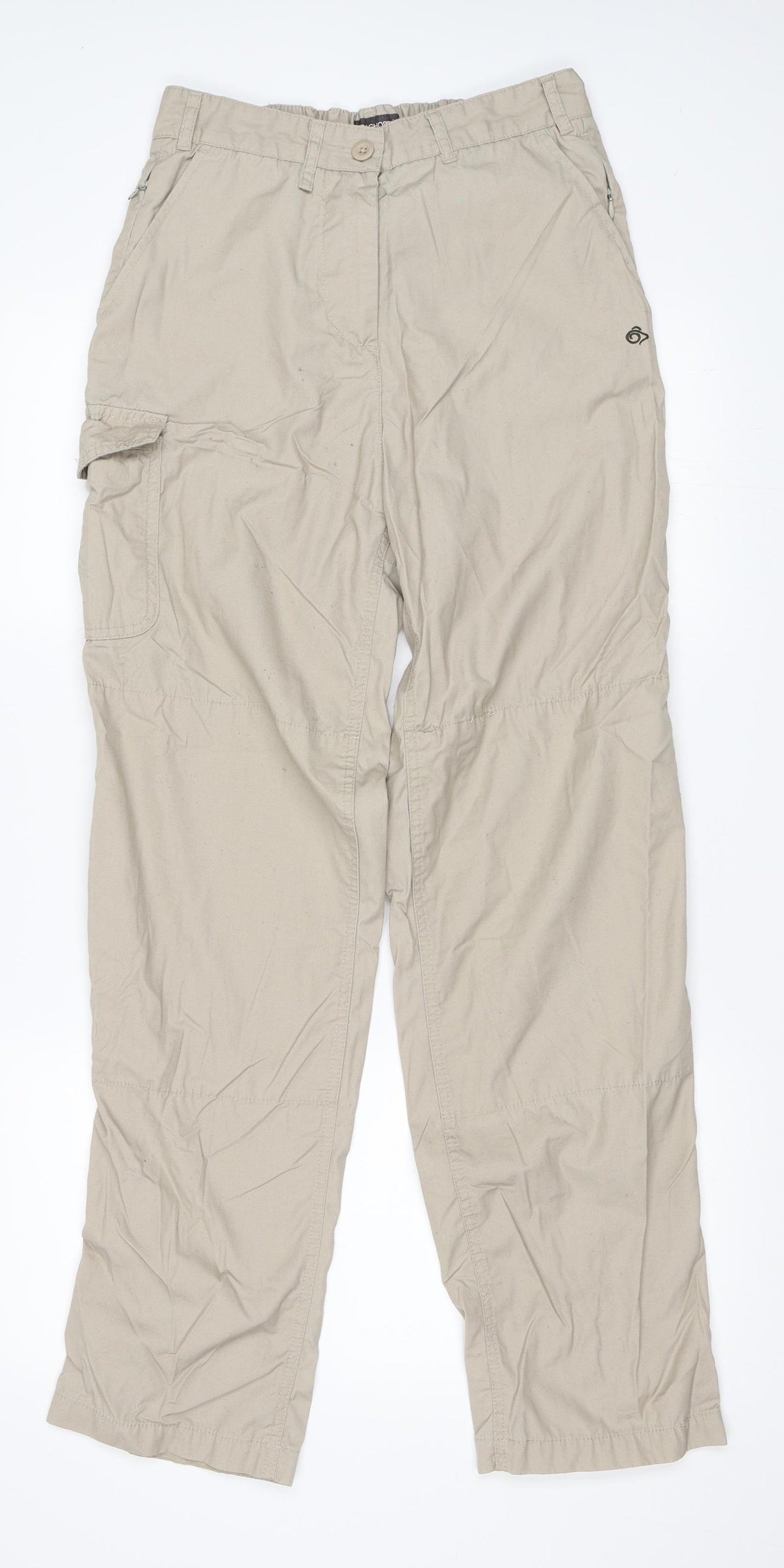 Craghoppers Womens Beige   Cargo Trousers Size 12 L29 in
