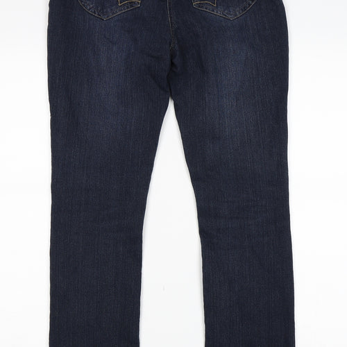 George Womens Blue   Straight Jeans Size 10 L29 in