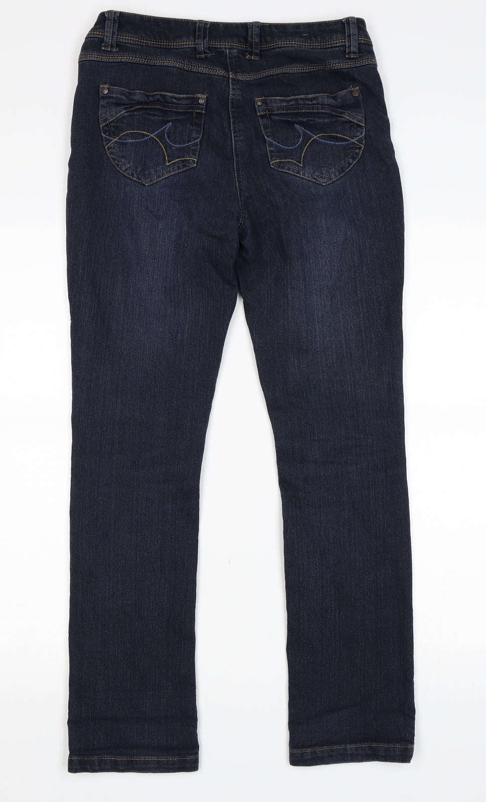 George Womens Blue   Straight Jeans Size 10 L29 in