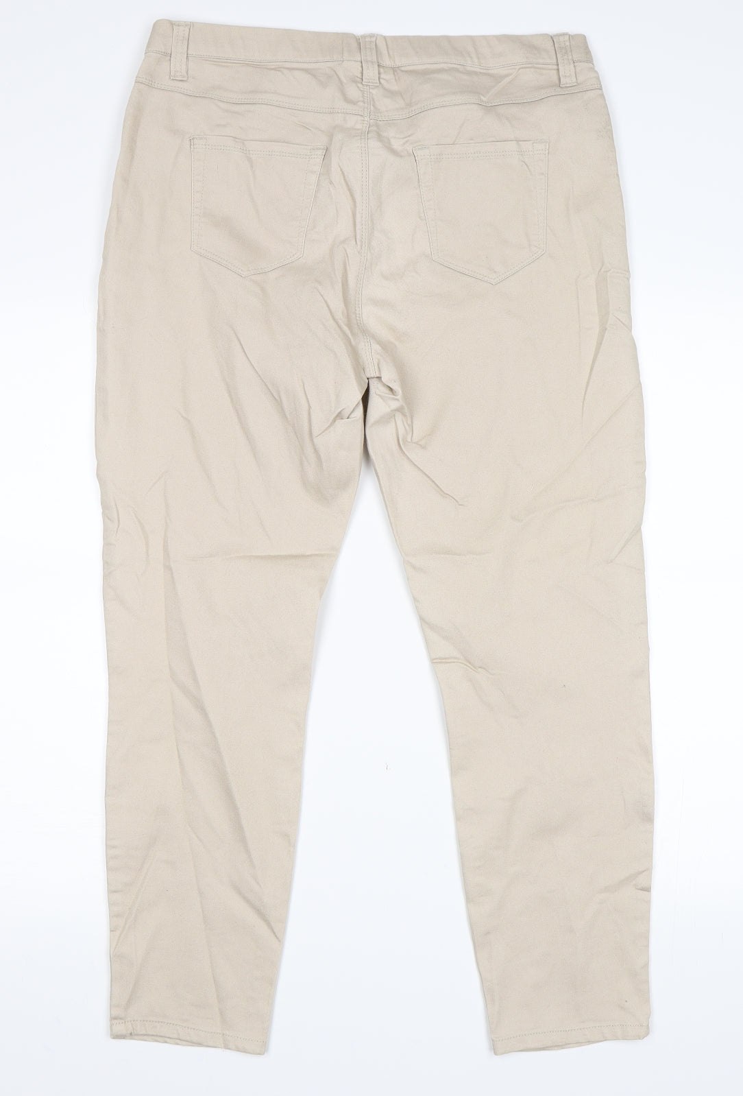 BHS Womens Beige   Jegging Jeans Size 16 L28 in