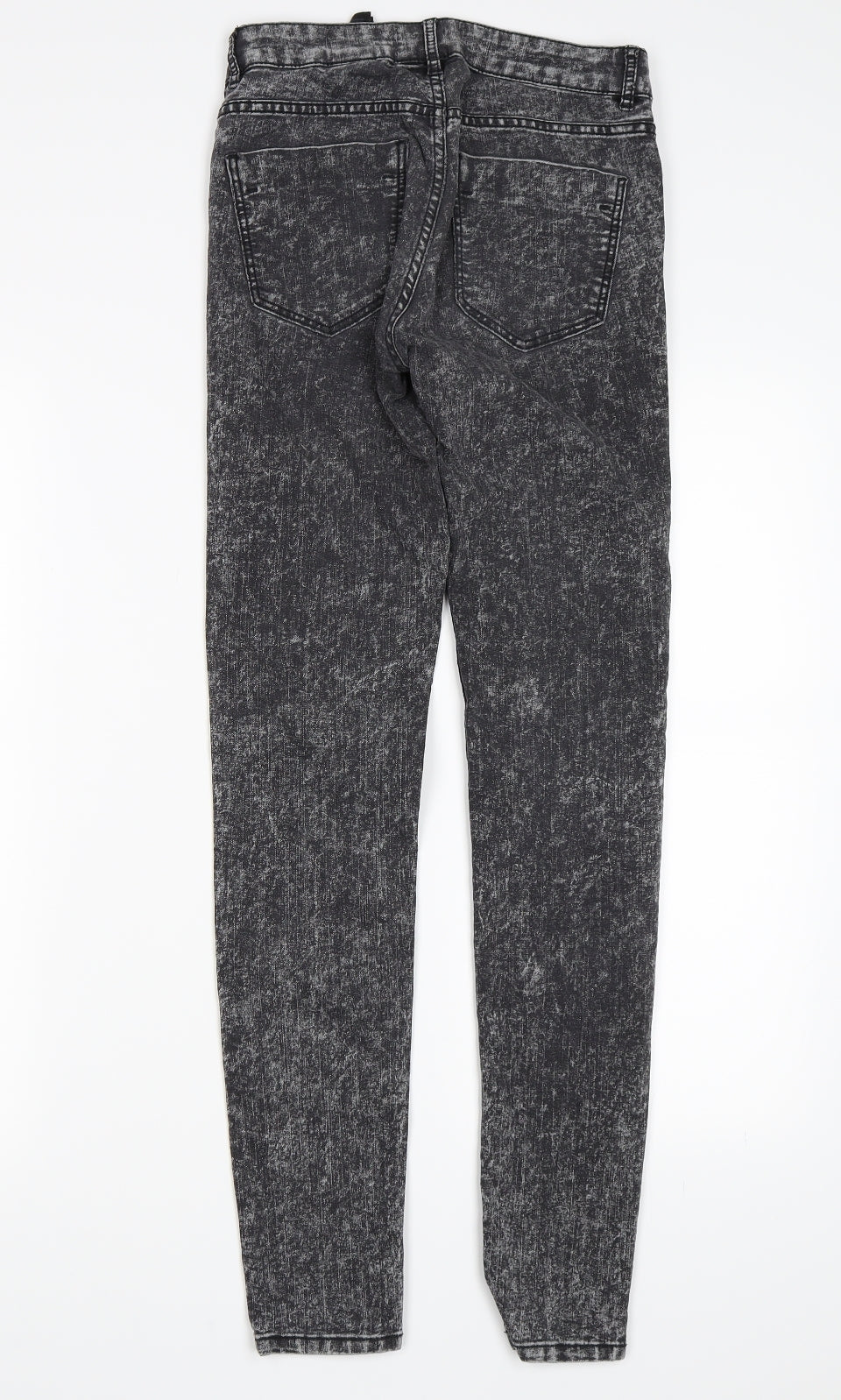 H&M Womens Grey   Skinny Jeans Size 8 L30 in