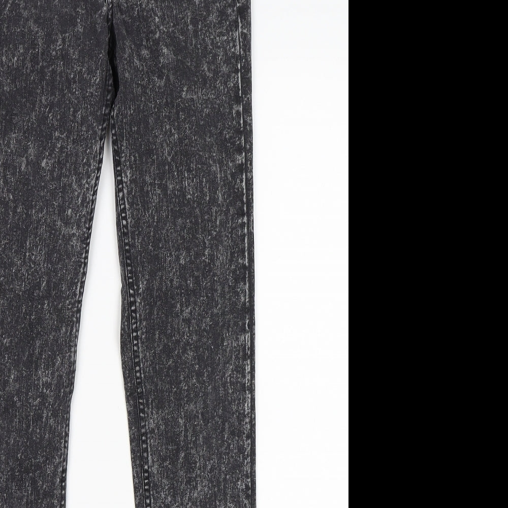 H&M Womens Grey   Skinny Jeans Size 8 L30 in