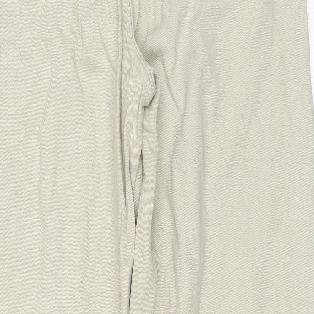 Preworn Womens Beige   Boyfriend Jeans Size 32 in L29 in