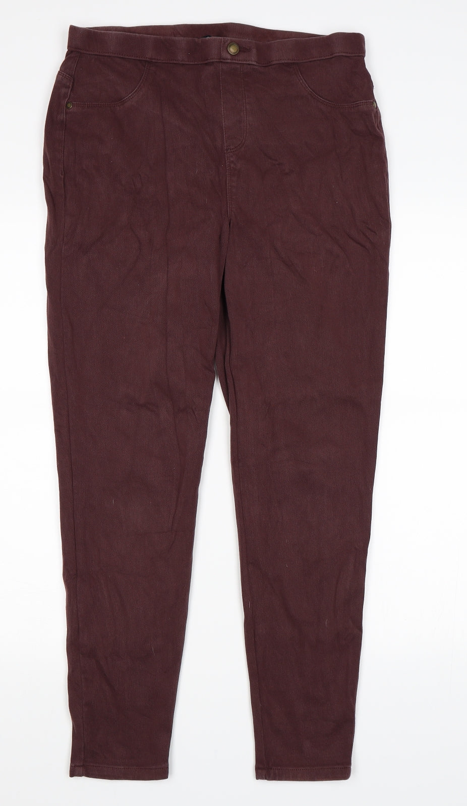 George Womens Purple   Jegging Jeans Size 14 L28 in