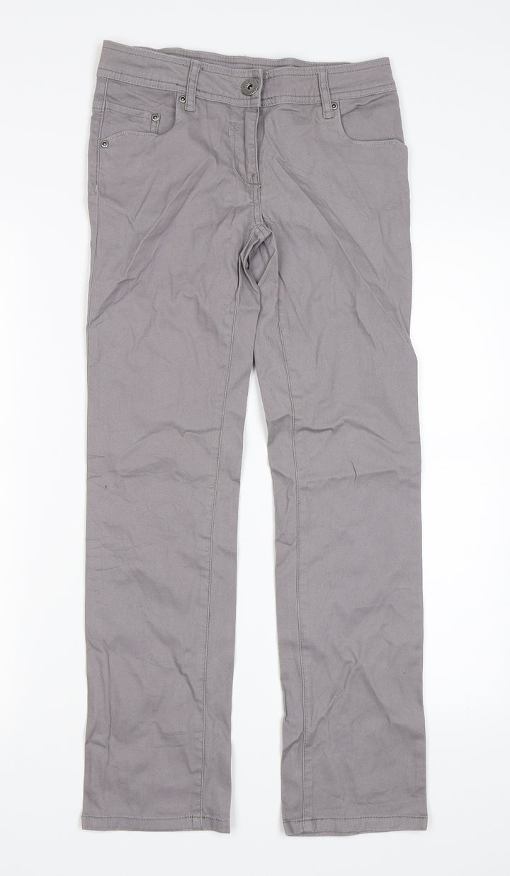 Here & There Womens Grey   Straight Jeans Size 28 in L28 in