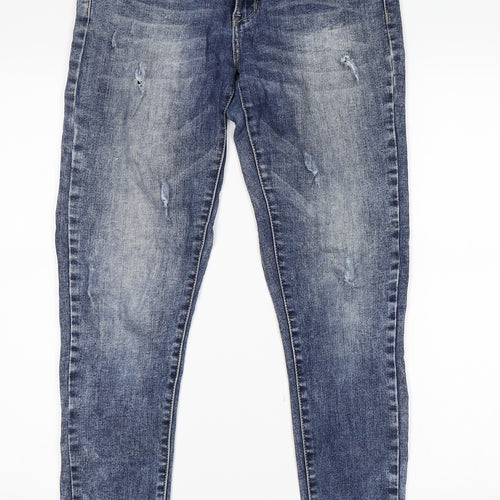 Miss Grace Womens Blue   Skinny Jeans Size 30 in L29 in