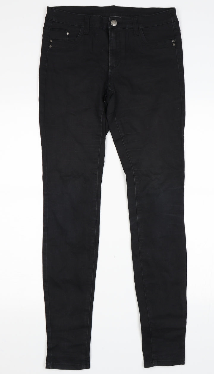 Yessica Womens Black Skinny Jeans Size 30 in L32 in