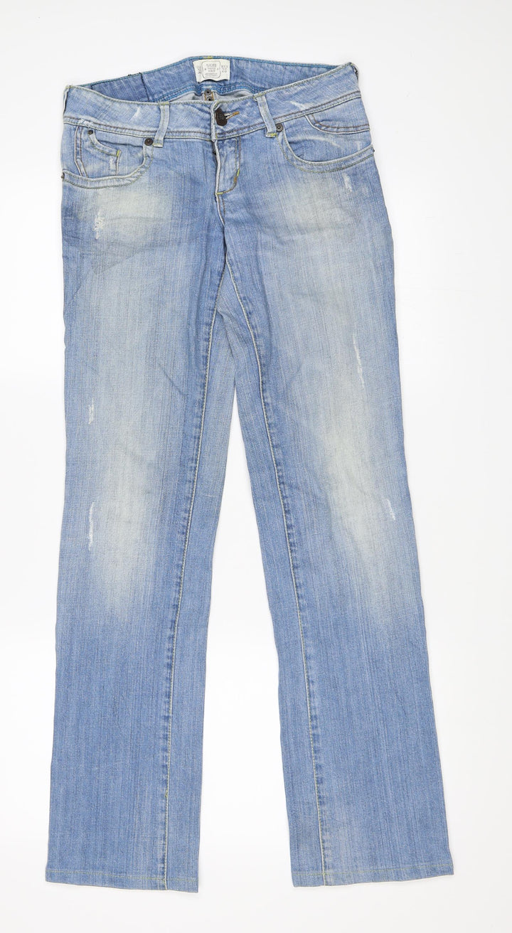 Sicko Womens Blue Straight Jeans Size 30 in L32 in
