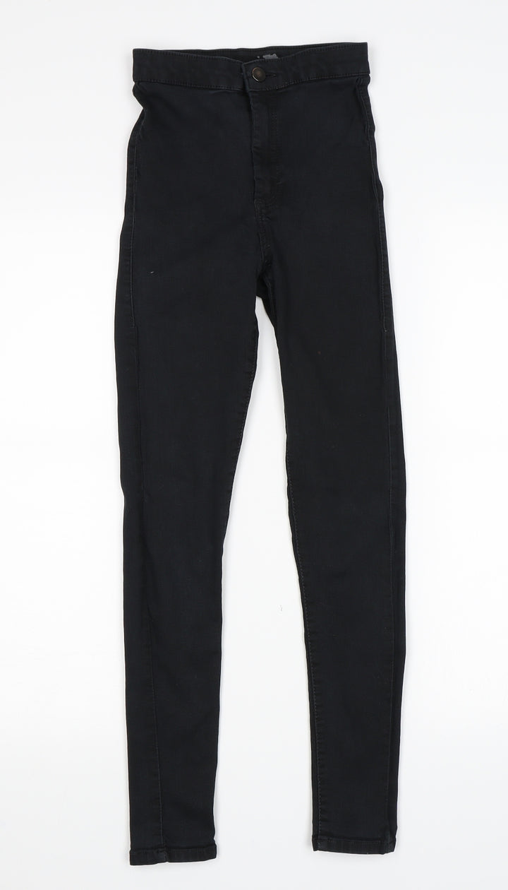 Topshop Womens Black   Skinny Jeans Size 25 in L30 in