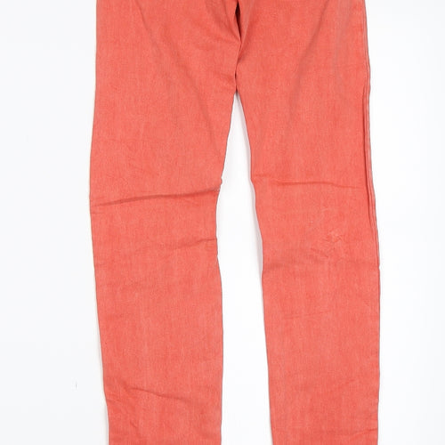 Pull & Bear Womens Pink   Skinny Jeans Size 24 in L32 in