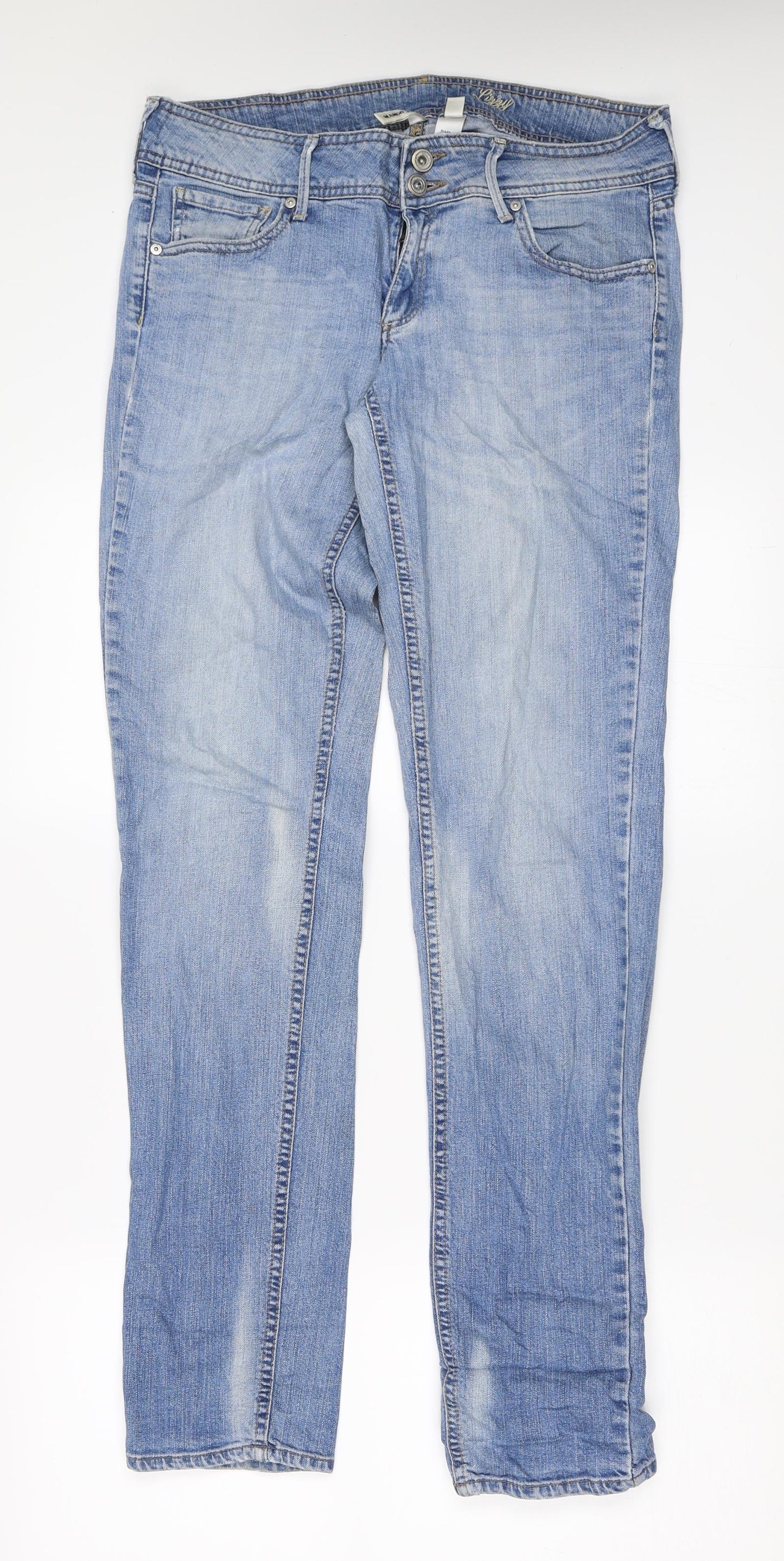 Mango Womens Blue   Skinny Jeans Size 34 in L34 in