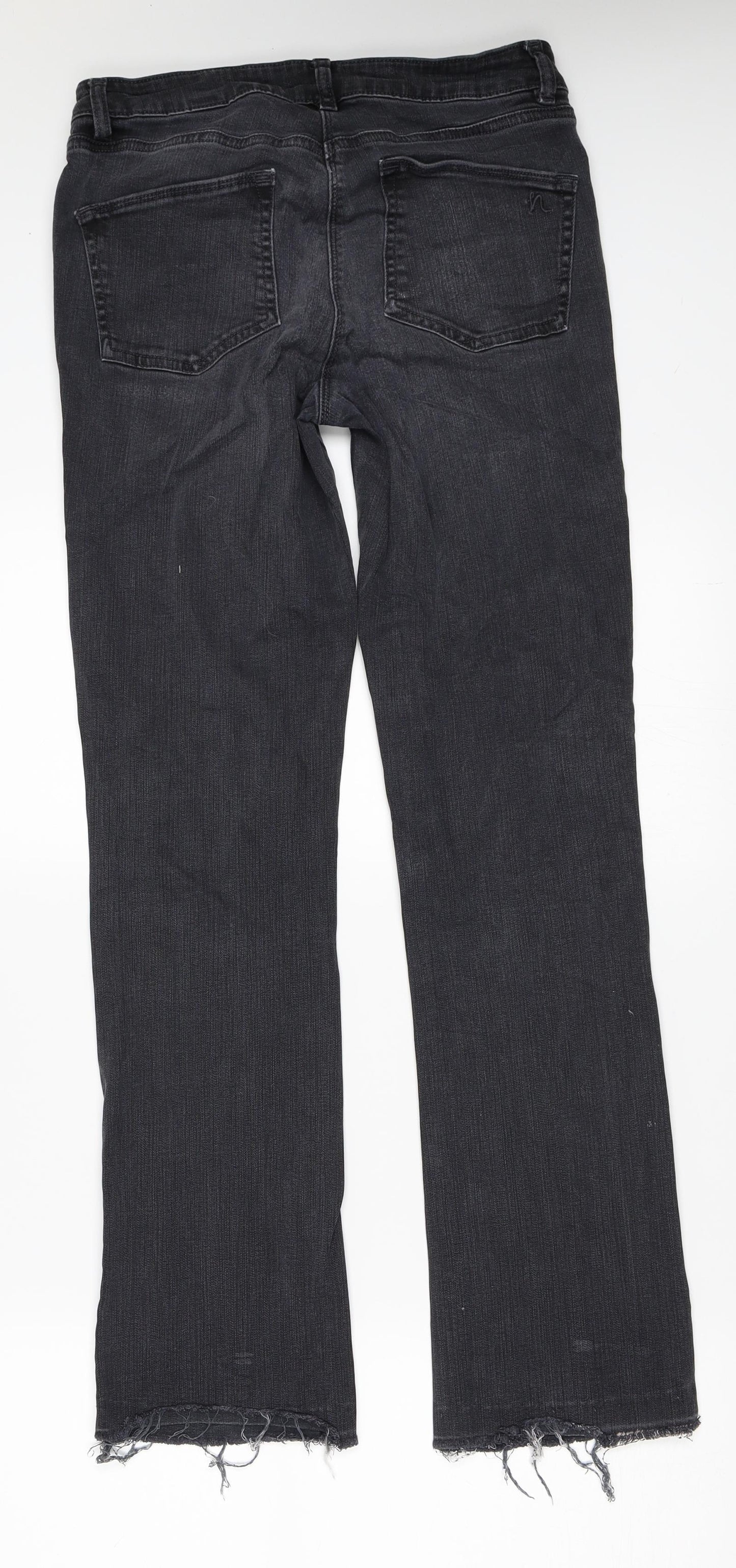 Preworn Womens Black   Straight Jeans Size 30 in L31 in