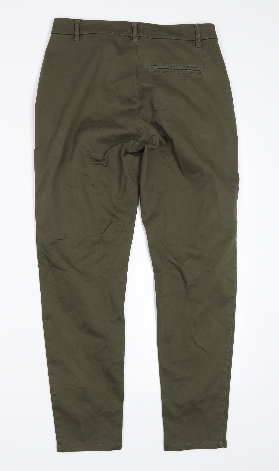 H&M Womens Green   Trousers  Size 8 L27 in