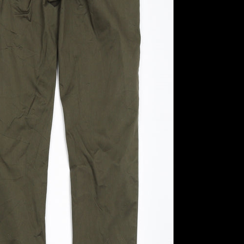 H&M Womens Green   Trousers  Size 8 L27 in