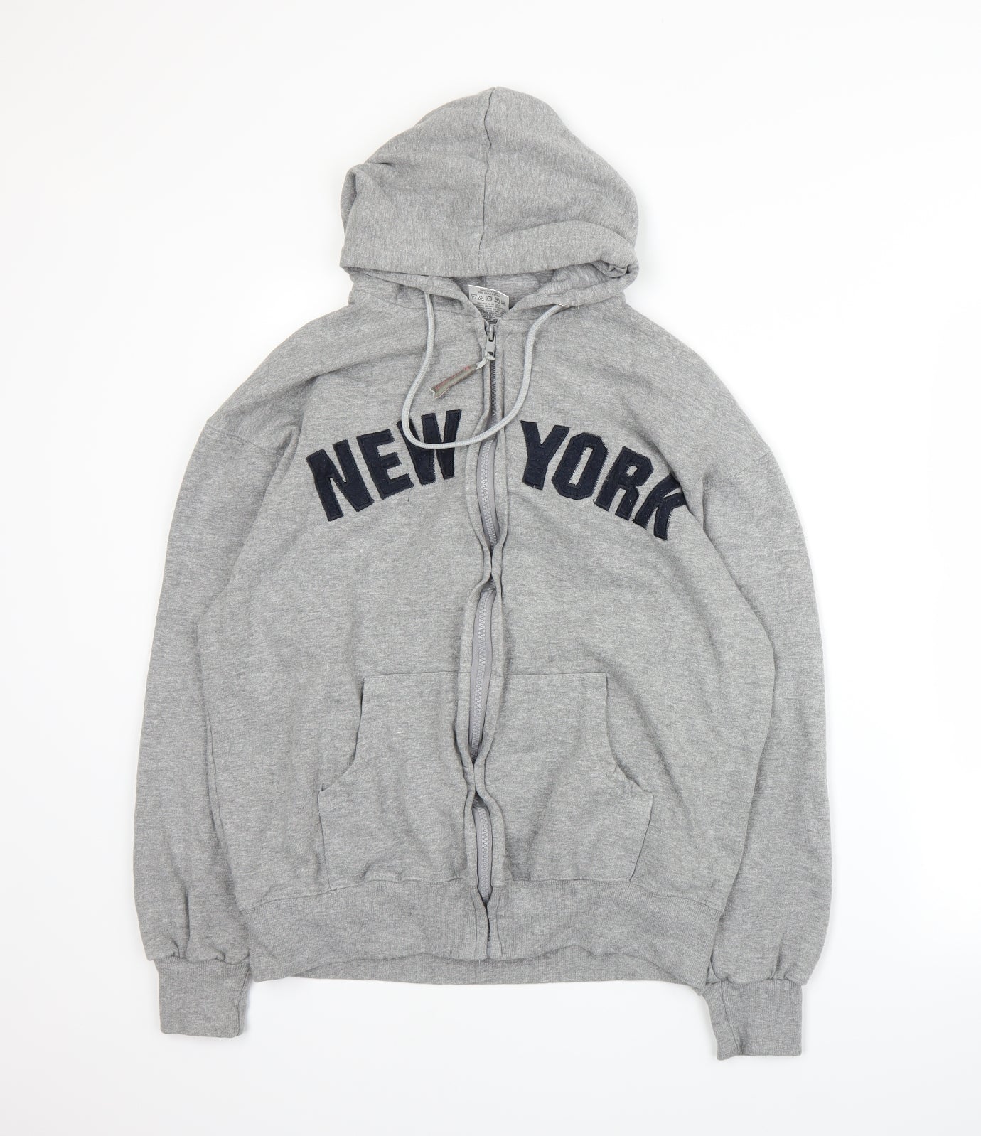 Matrix Mens Grey   Full Zip Hoodie Size M