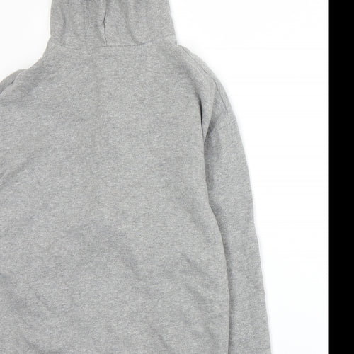 Matrix Mens Grey   Full Zip Hoodie Size M