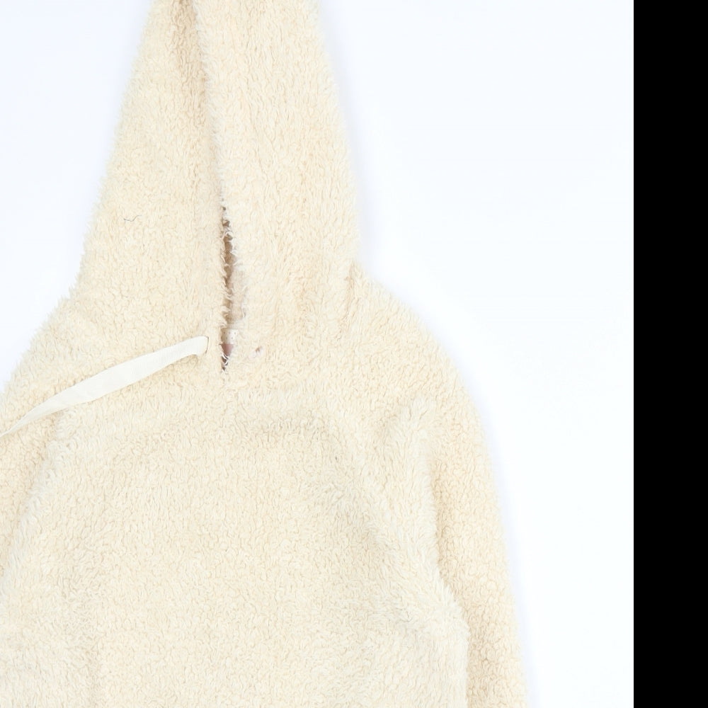 New Look Womens Beige   Pullover Hoodie Size S