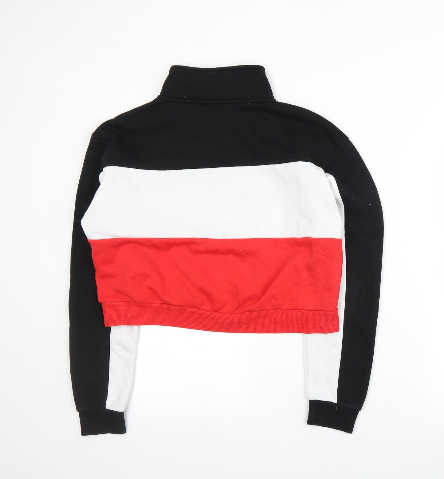 Primark Womens Red Striped  Pullover Sweatshirt Size S