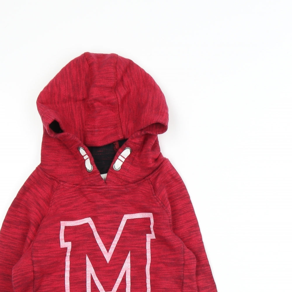 NEXT Boys Red   Pullover Hoodie Size 3-4 Years