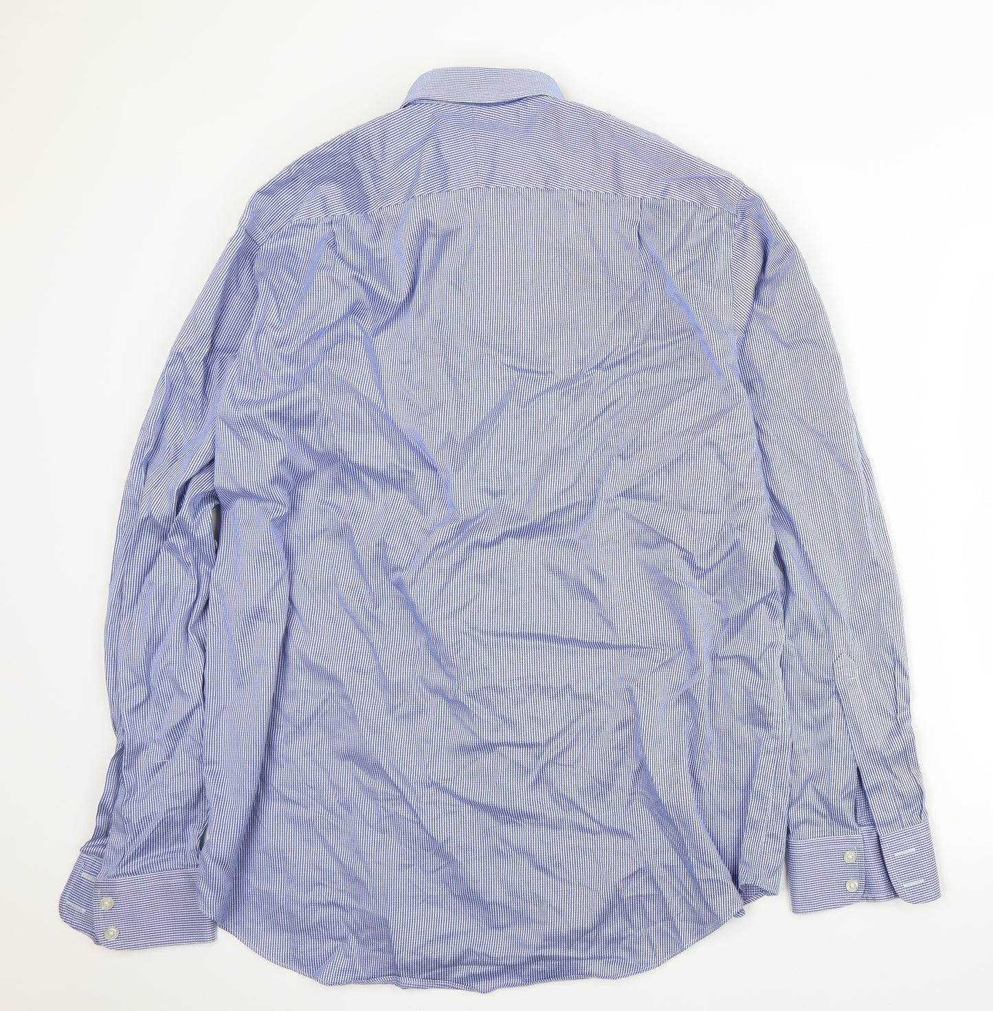 Charles Tyrwhitt Mens Blue    Dress Shirt Size 17