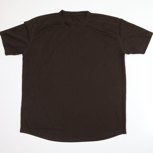 Preworn Mens Brown    T-Shirt Size M