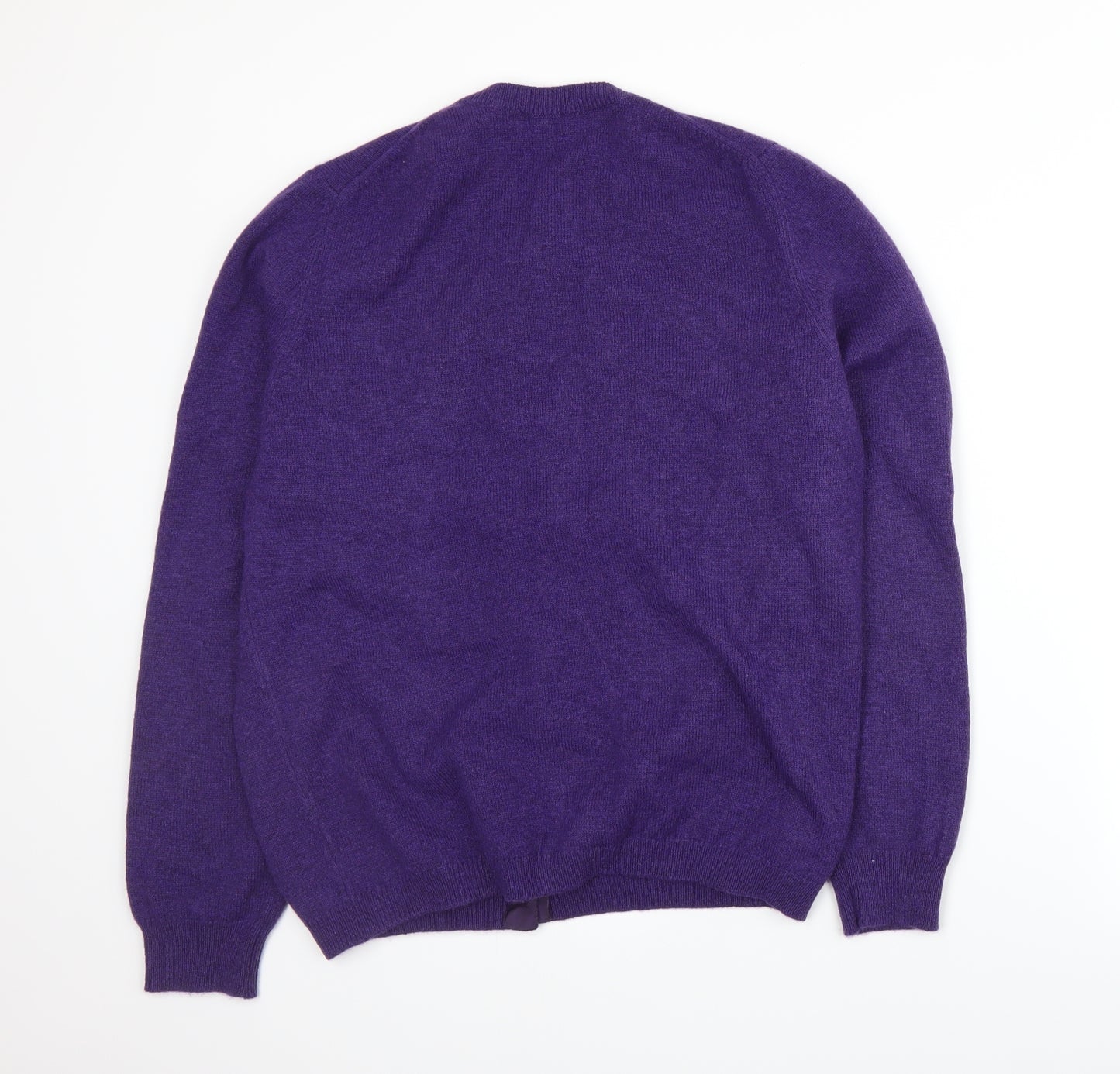 Pringle Womens Purple  Knit Cardigan Jumper Size L