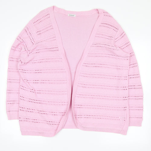 Damart Womens Pink   Cardigan Jumper Size 22