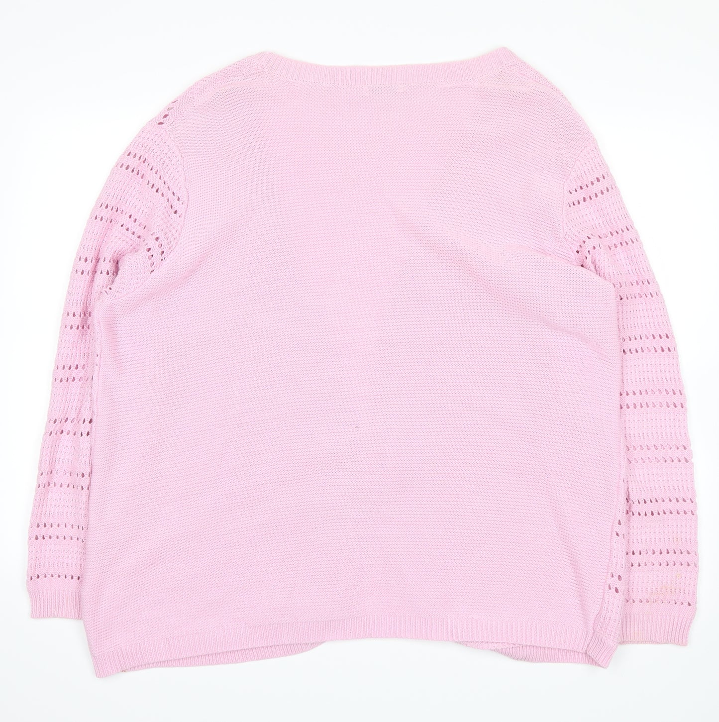 Damart Womens Pink   Cardigan Jumper Size 22