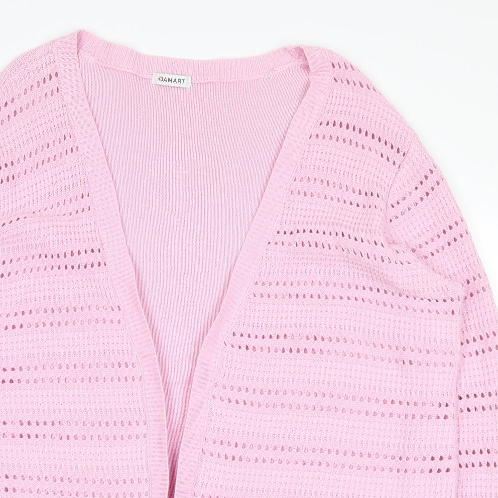 Damart Womens Pink   Cardigan Jumper Size 22