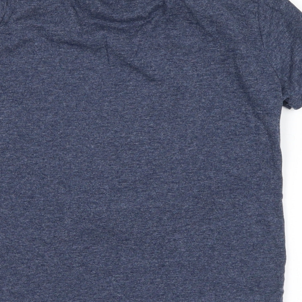 Marvel Boys Blue   Basic T-Shirt Size 3-4 Years  - captain america spiderman