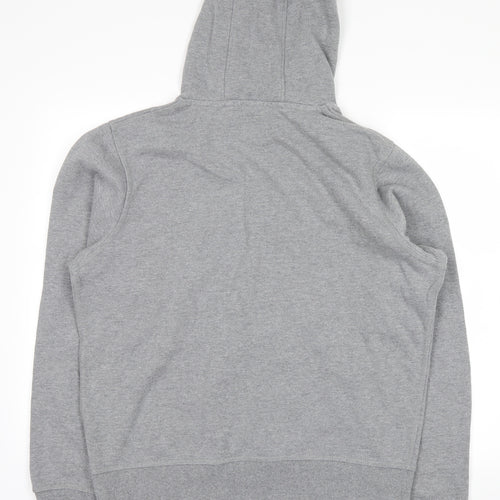 duffer Mens Grey   Pullover Hoodie Size L  - duffer logo