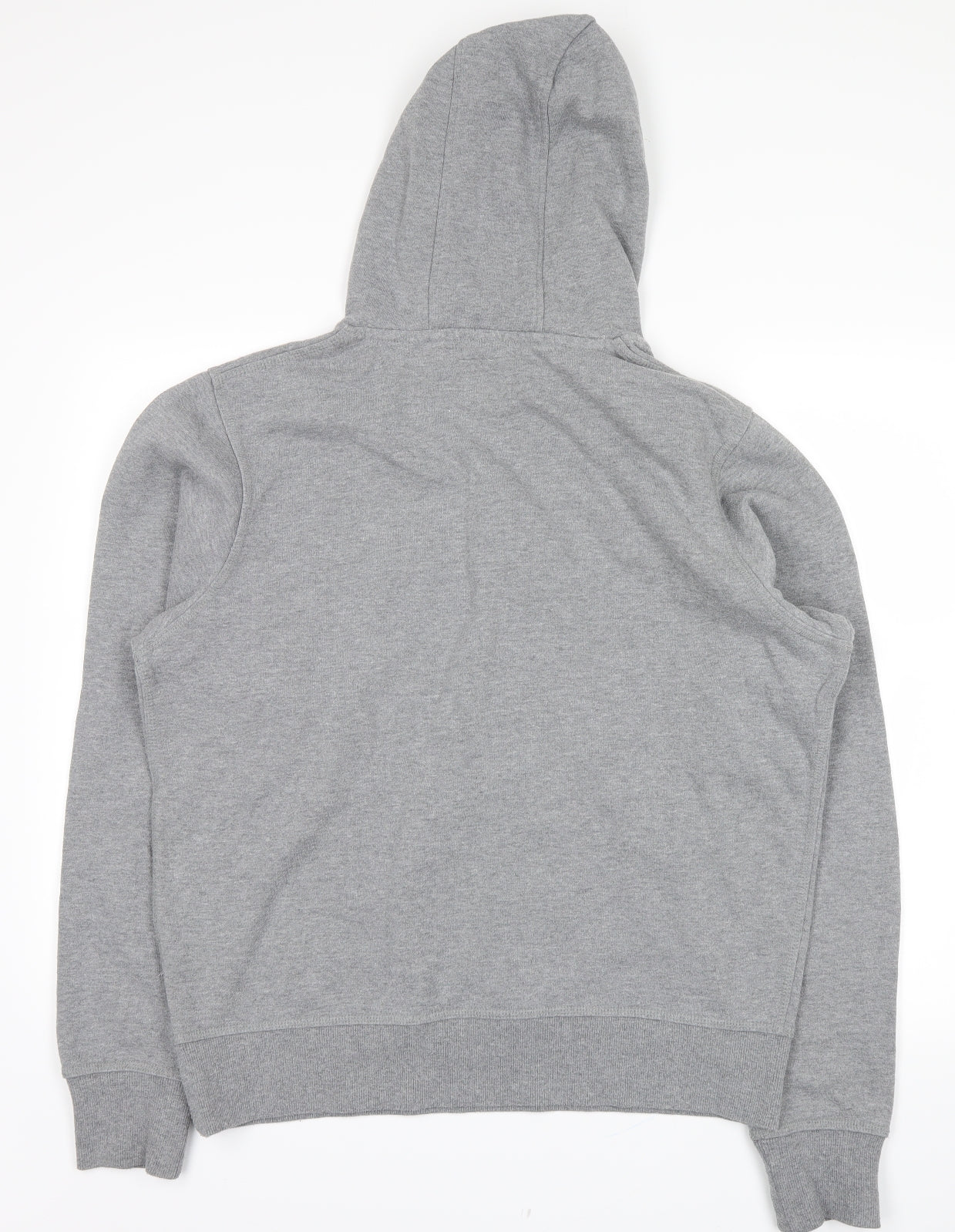 duffer Mens Grey   Pullover Hoodie Size L  - duffer logo