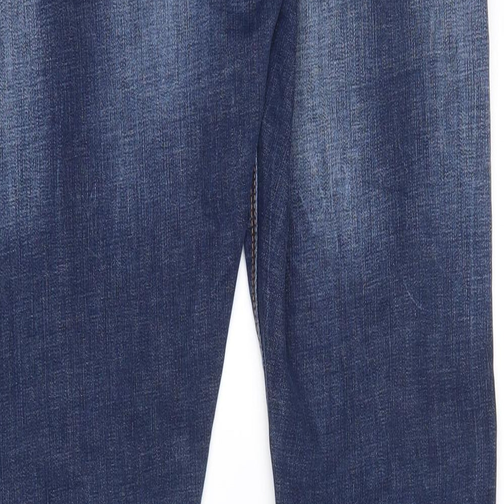 Superdry Mens Blue  Denim Straight Jeans Size 34 in L30 in