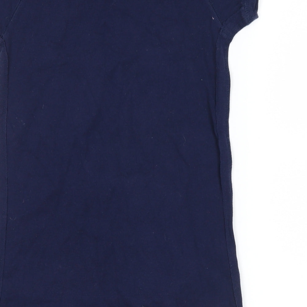 Ralph Lauren Girls Black   Basic T-Shirt Size 12-13 Years