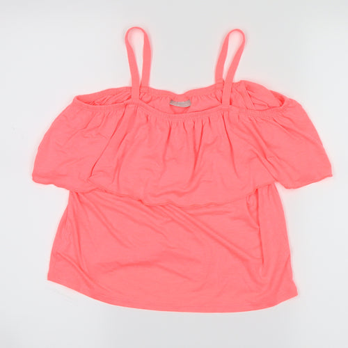 Matalan Girls Pink   Basic Blouse Size 11 Years