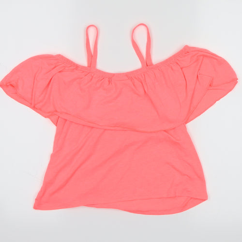 Matalan Girls Pink   Basic Blouse Size 11 Years