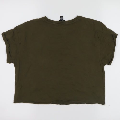New Look Girls Green   Cropped T-Shirt Size 11-12 Years  - San Francisco