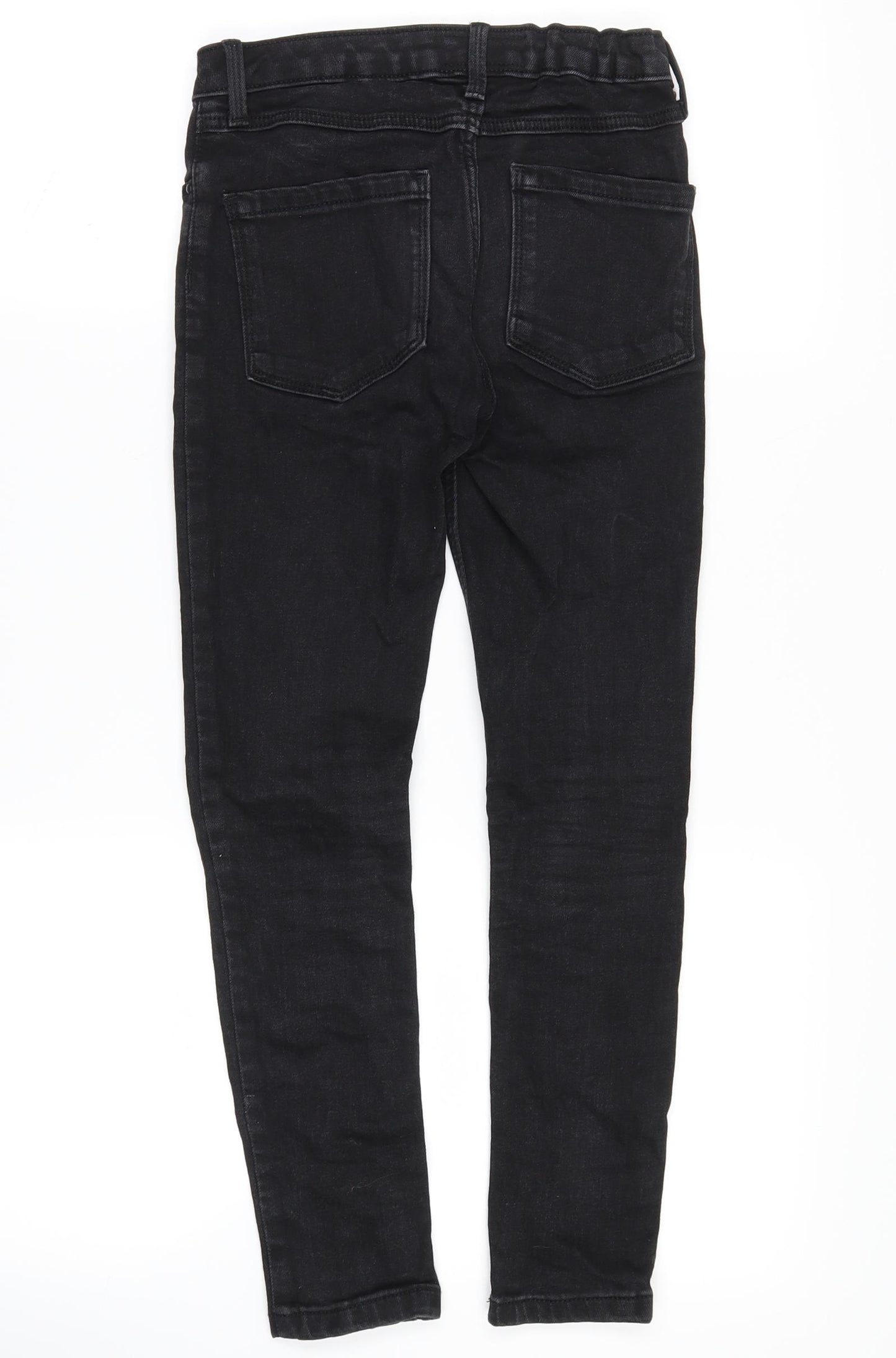 NEXT Girls Black  Denim Skinny Jeans Size 9 Years