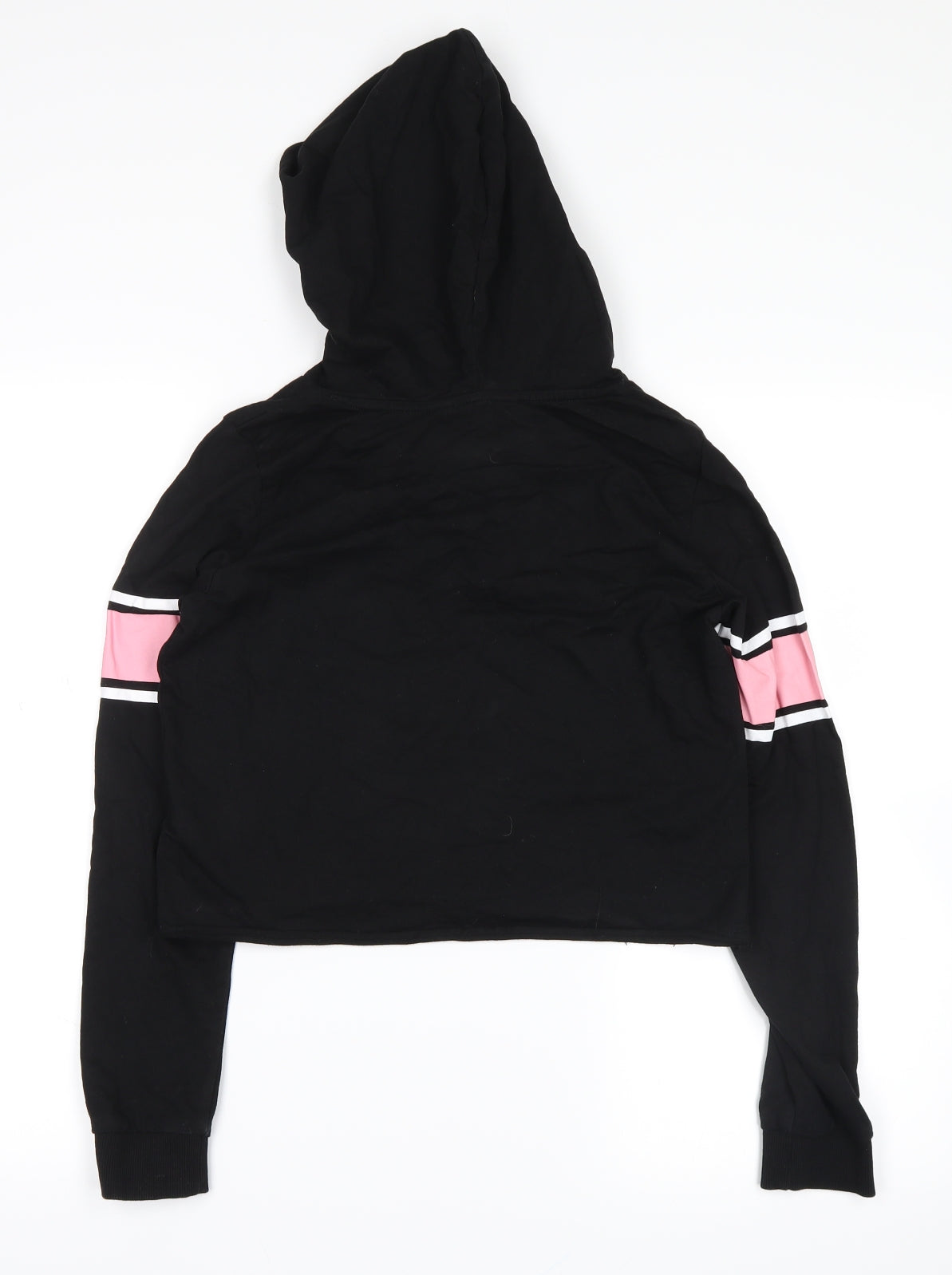 H&M Girls Black   Pullover Hoodie Size 14 Years  - fantastic 94