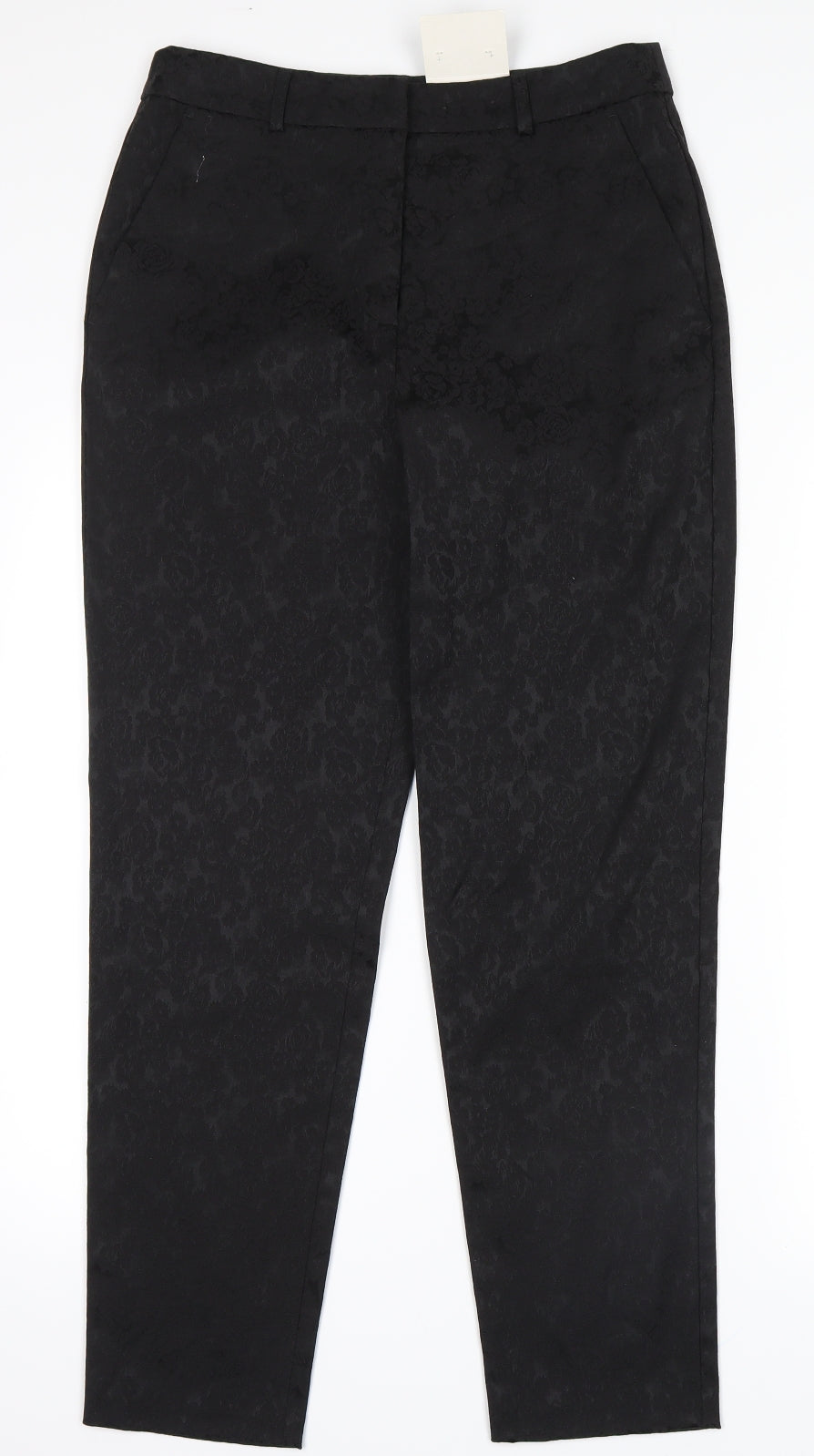 F&F Womens Black Floral  Snow Pants Trousers Size 10