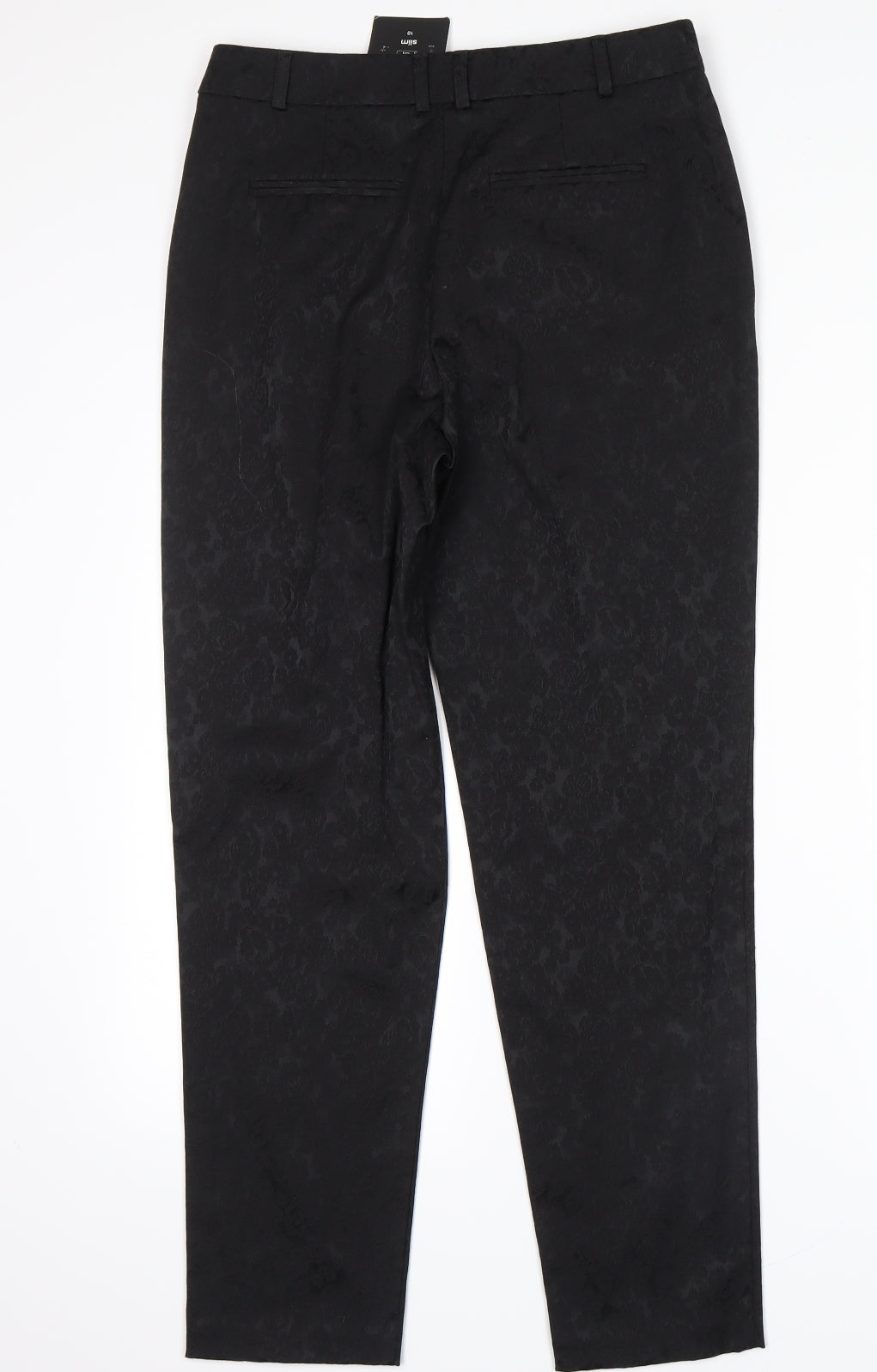 F&F Womens Black Floral  Snow Pants Trousers Size 10
