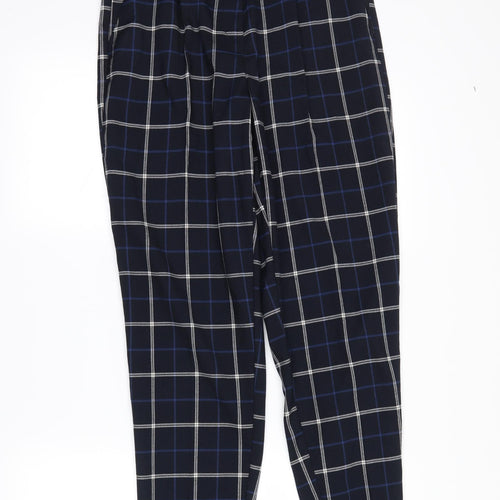 F&F Womens Blue Plaid  Trousers  Size 10