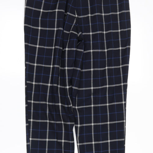 F&F Womens Blue Plaid  Trousers  Size 10