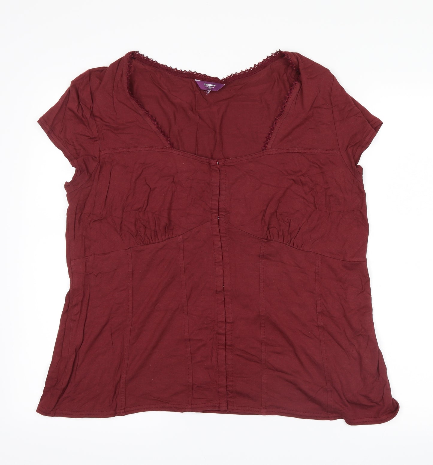 new look  Womens Red   Basic Blouse Size 24