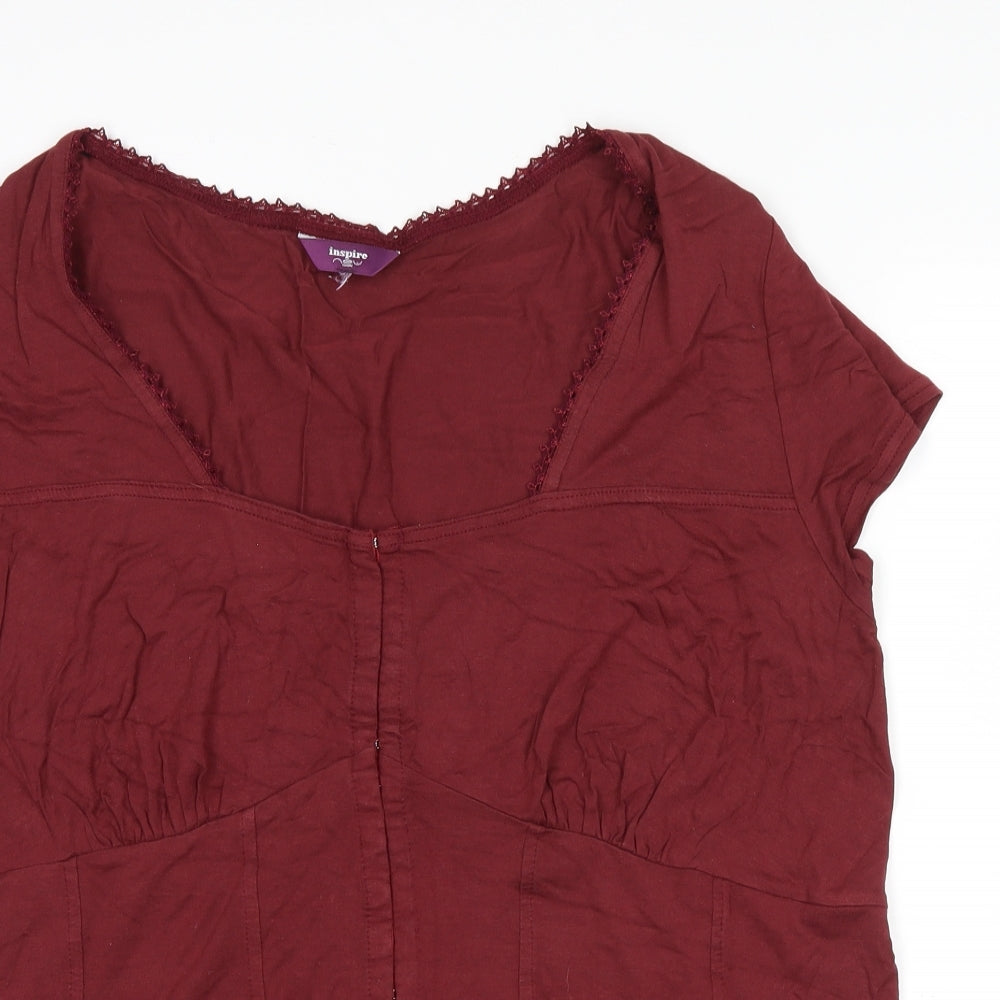 new look  Womens Red   Basic Blouse Size 24
