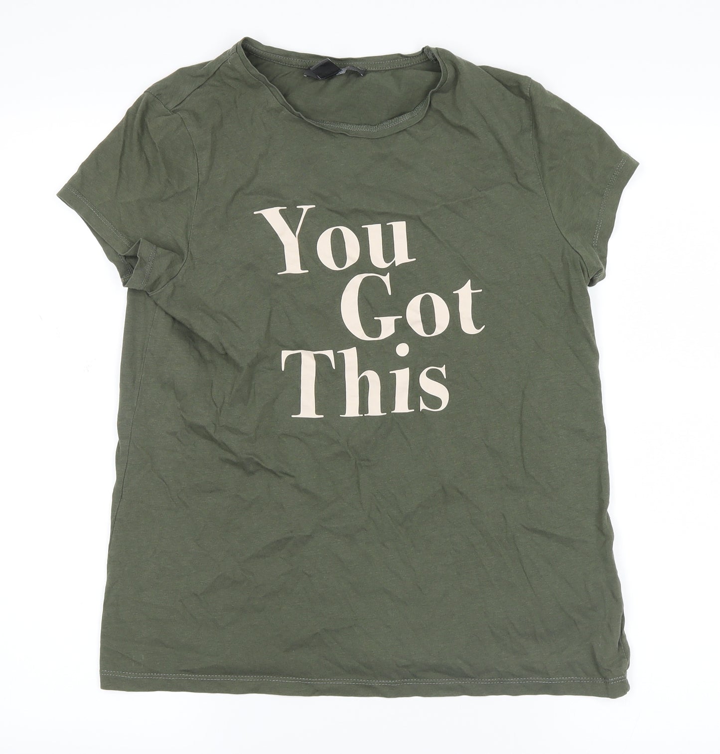 Primark Womens Grey  Microfibre Basic T-Shirt Size XS  - you got this