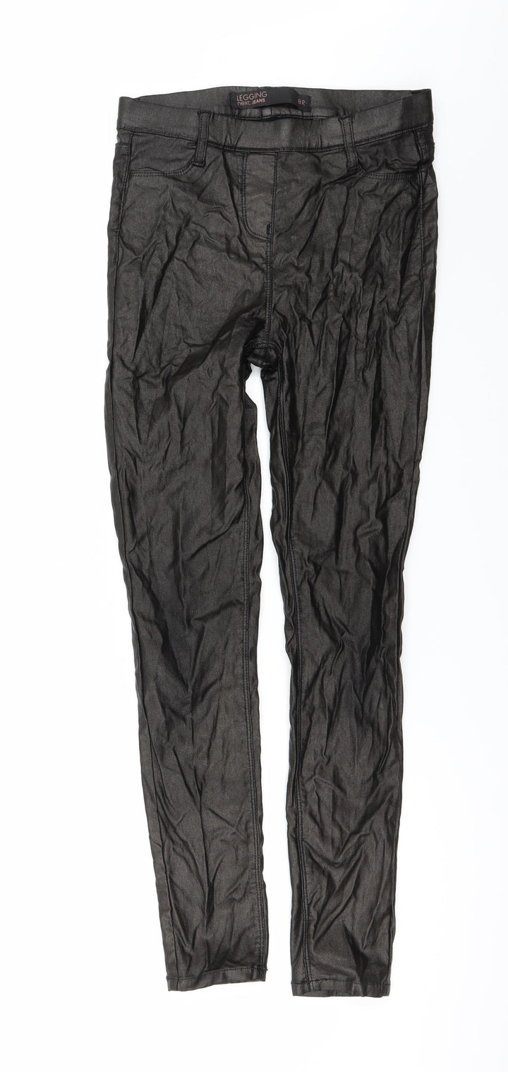 NEXT Womens Brown Carrot Leggings Size 8 L28 in
