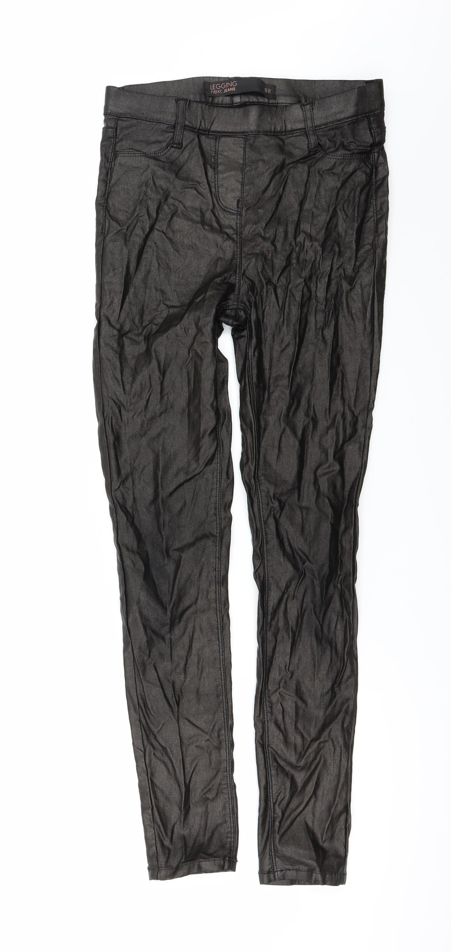 NEXT Womens Brown   Carrot Leggings Size 8 L28 in