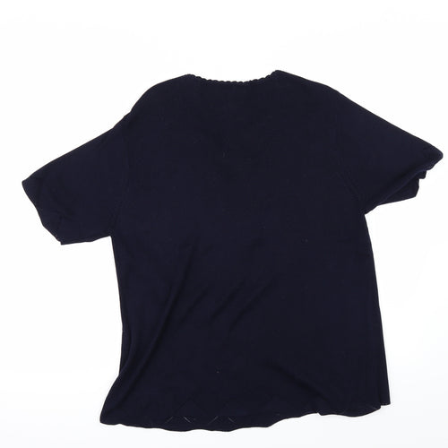 Talbots Womens Blue   Pullover Jumper Size L